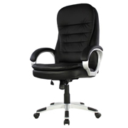 [JMM-SI-1100] Silla ejecutiva MUNDO IN MALAGA respaldoy asiento tapizada en pu