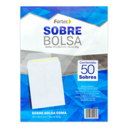 [FTC-SOB-FB23BG] Sobre blanco engomado Fortec carta caja con 50 piezas