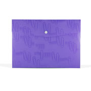 [ESS-POR-F851] Sobre porta documentos Oxford carta color morado