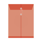 [FTC-SOB-9142] Sobre vertical polipropileno Fortec c ndana, carta, rojo, paquete con 12 pzas