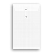 [FTC-SOB-9156] Sobre vertical polipropileno Fortec c/rondana, oficio, transparente, con 12 pzas