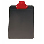 [AZO-TAB-3315NE] Tabla de plástico Sablón con broche plástico tamaño carta color negro