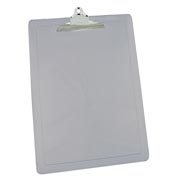 [MAE-TAB-M1331] Tabla plástica carta/oficio con gancho de metal color humo