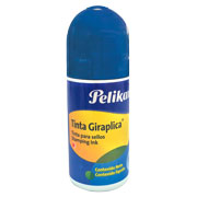 [PEL-TIN-4420009] Tinta para sello Giraplica color azul Roll-on 60 ml. 1 pieza