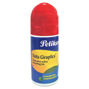 [PEL-TIN-4420003] Tinta para sellos Giraplica color rojo Roll-on 60 ml. 1 pieza
