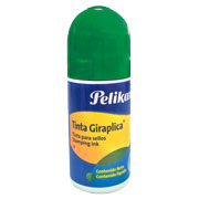 [PEL-TIN-4420007] Tinta para sellos Giraplica color verde Roll-on 60 ml. 1 pieza