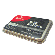 [STA-COJ-510130] Cojín para sello Stafford estuche metálico No. 1 tinta color negro